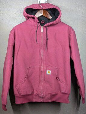 Carhartt Hooded Jacket Crabapple Pink